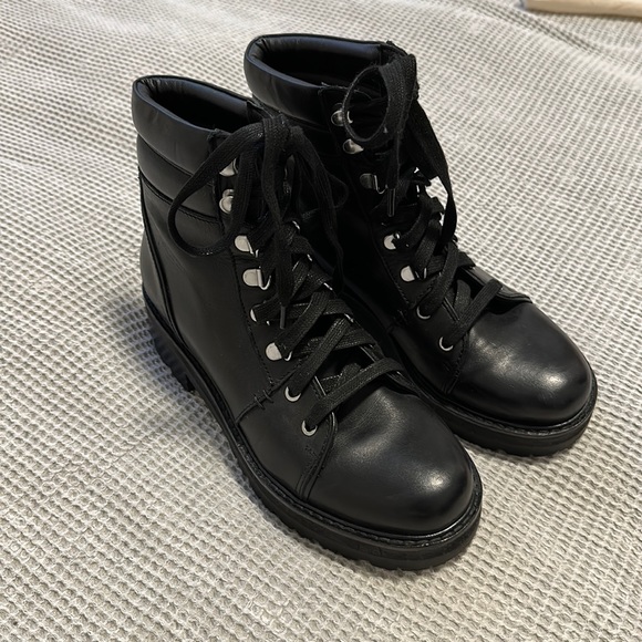 Sam Edelman Lace Up Tyler Boot 6 - Picture 1 of 3